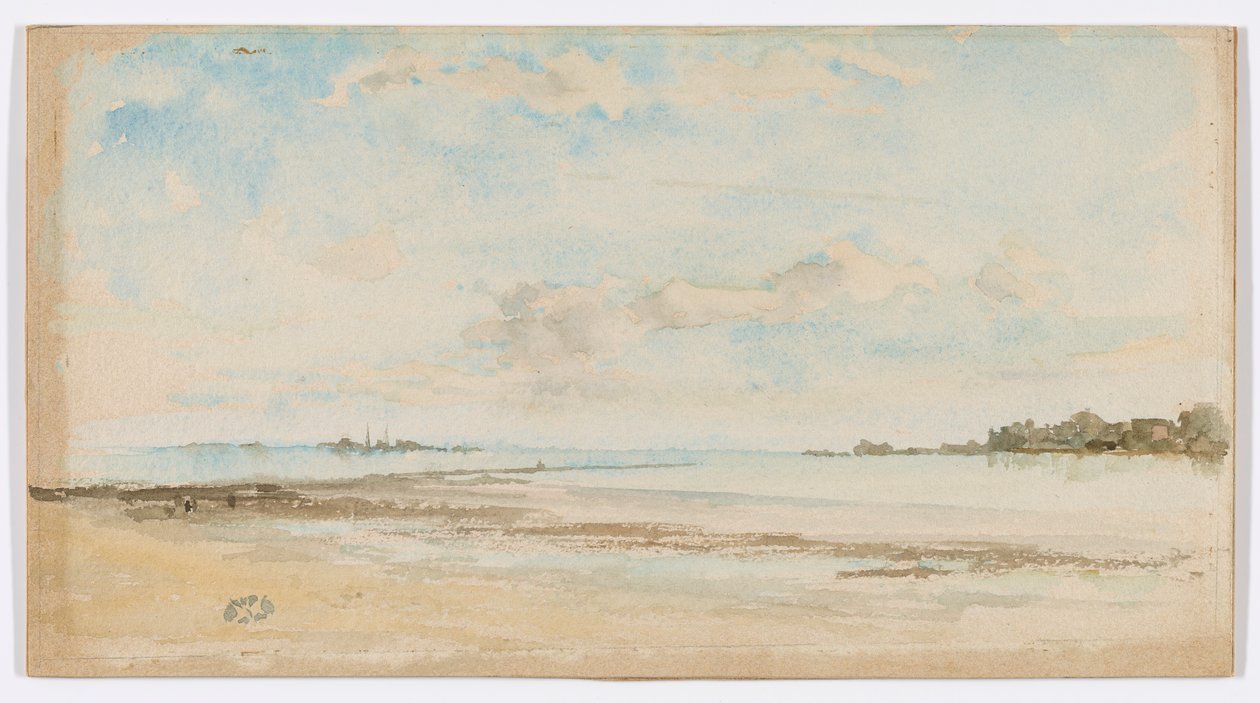 Huomautus sinisellä ja opaali-jerseyllä tekijältä James Abbott McNeill Whistler