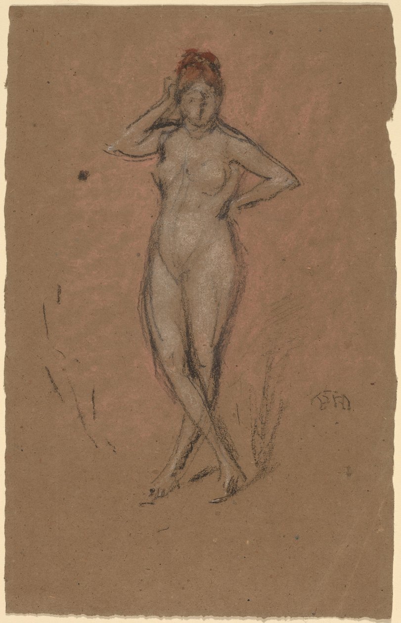 Alaston seisoo jalat ristissä tekijältä James Abbott McNeill Whistler