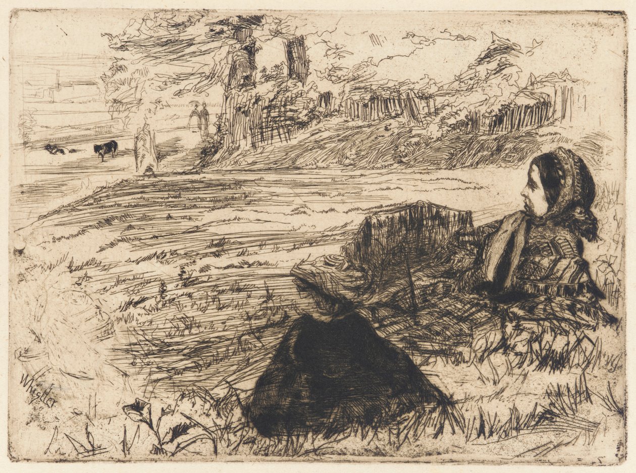 Hoitaja ja lapsi tekijältä James Abbott McNeill Whistler