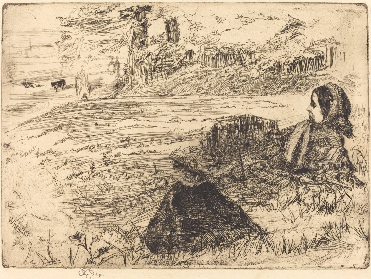 Hoitaja ja lapsi tekijältä James Abbott McNeill Whistler