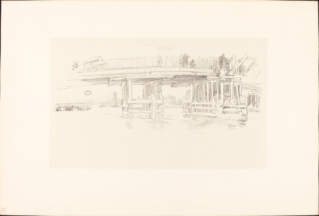 Vanha Battersean silta tekijältä James Abbott McNeill Whistler