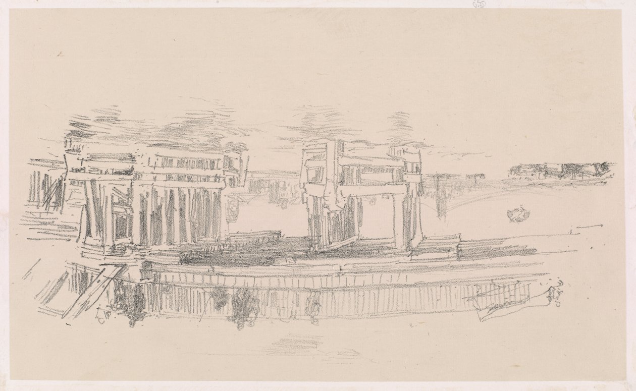 Vanha Battersean silta tekijältä James Abbott McNeill Whistler