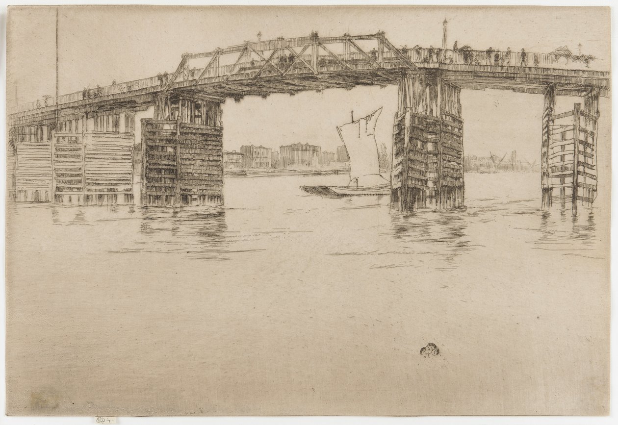 Vanha Battersean silta tekijältä James Abbott McNeill Whistler