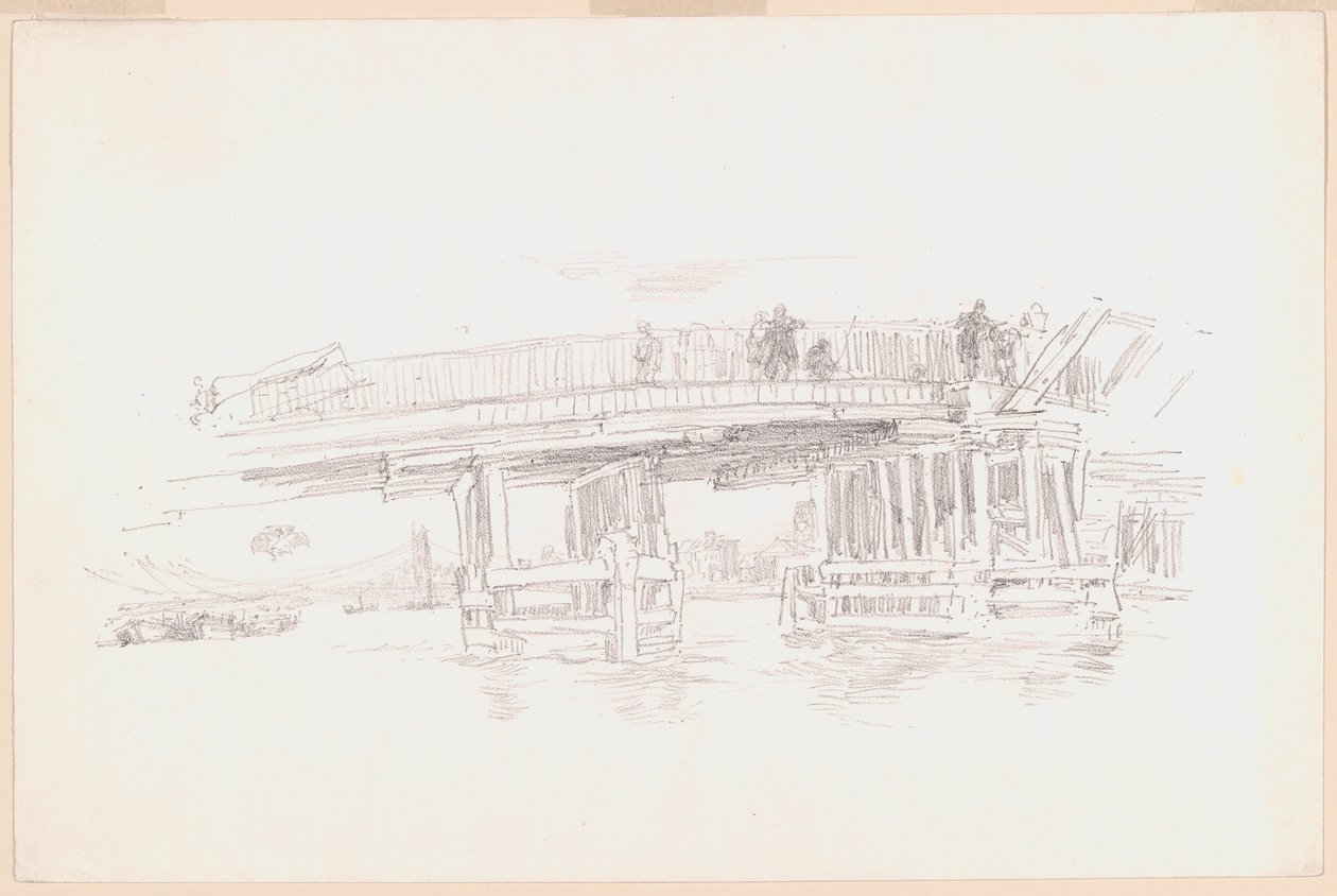 Vanha Battersean silta tekijältä James Abbott McNeill Whistler