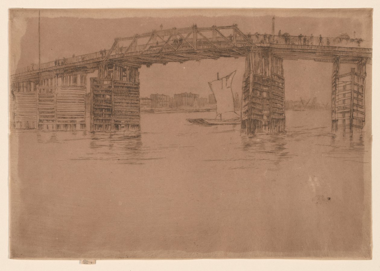 Vanha Battersean silta tekijältä James Abbott McNeill Whistler
