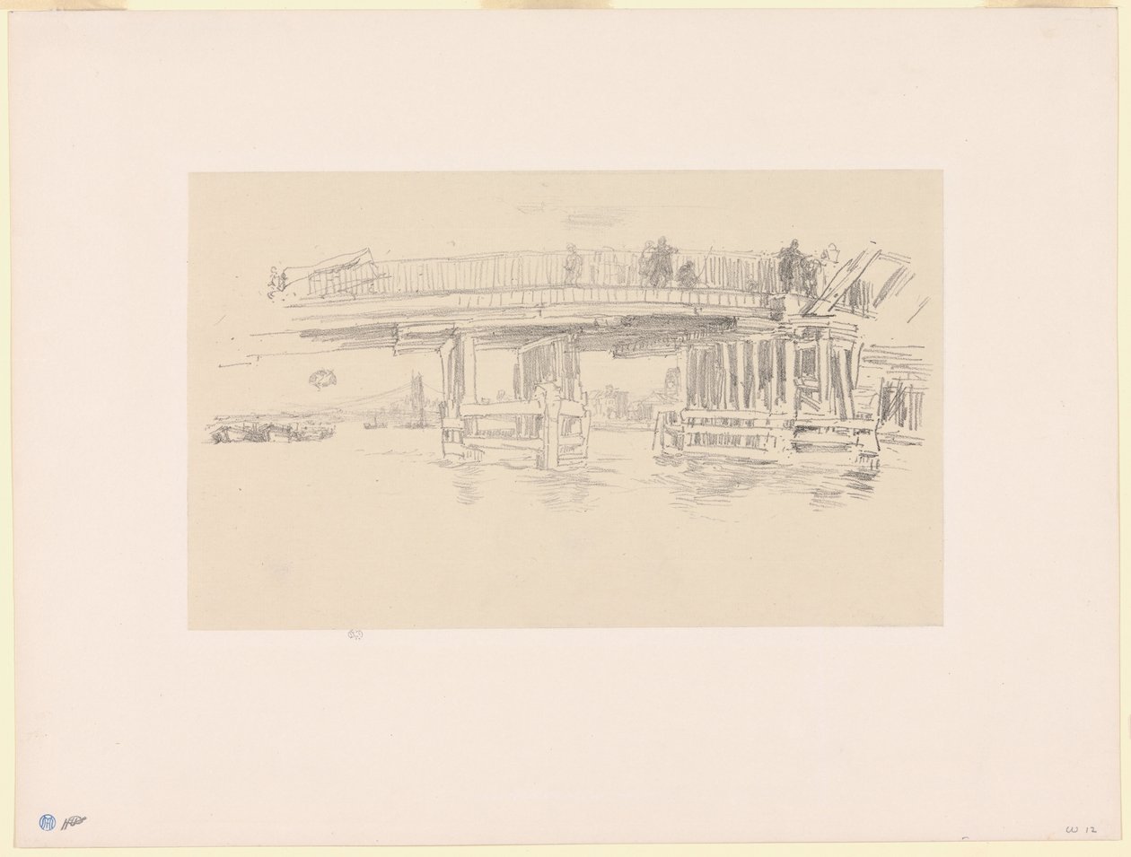 Vanha Battersean silta tekijältä James Abbott McNeill Whistler