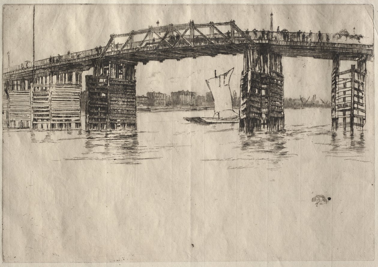 Vanha Battersean silta tekijältä James McNeill Whistler