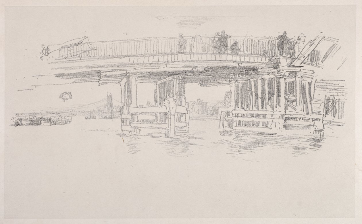 Vanha Battersean silta tekijältä James McNeill Whistler