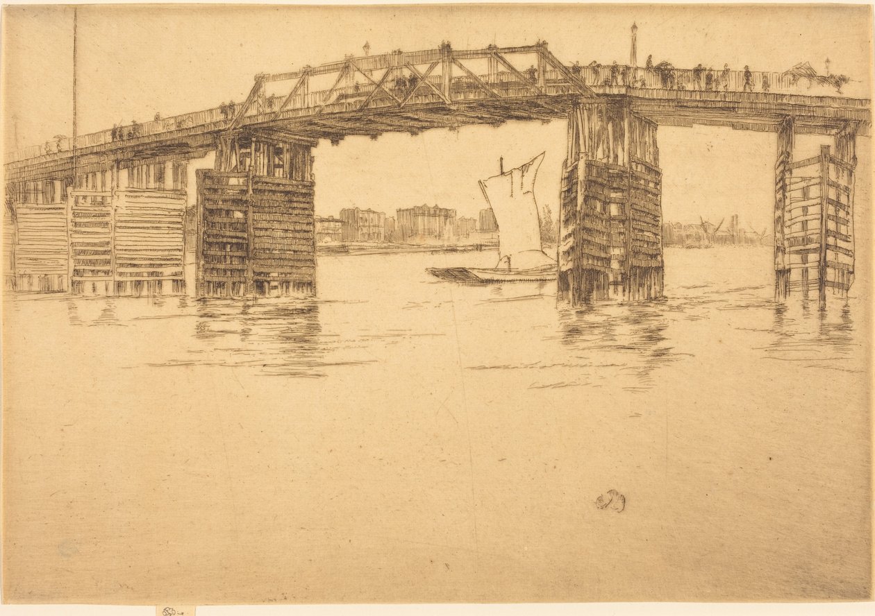 Vanha Battersean silta tekijältä James McNeill Whistler