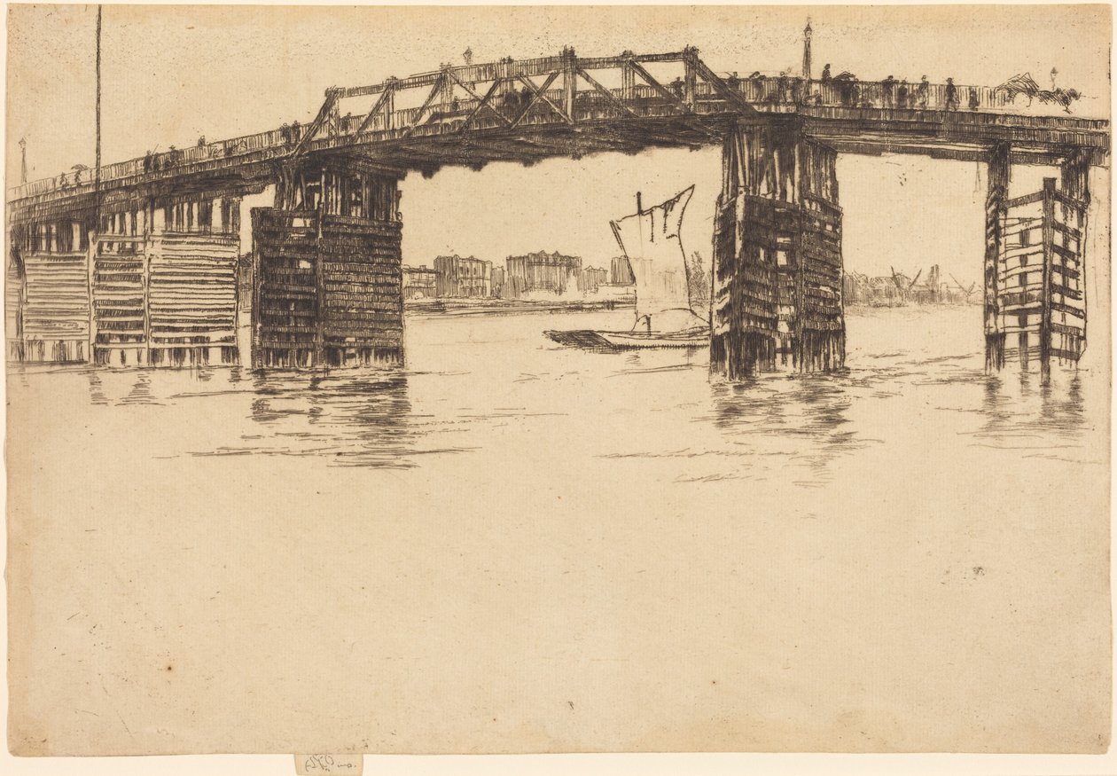 Vanha Battersea Bridge tekijältä James McNeill Whistler