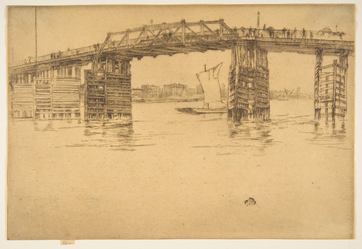 Vanha Battersean silta tekijältä James McNeill Whistler