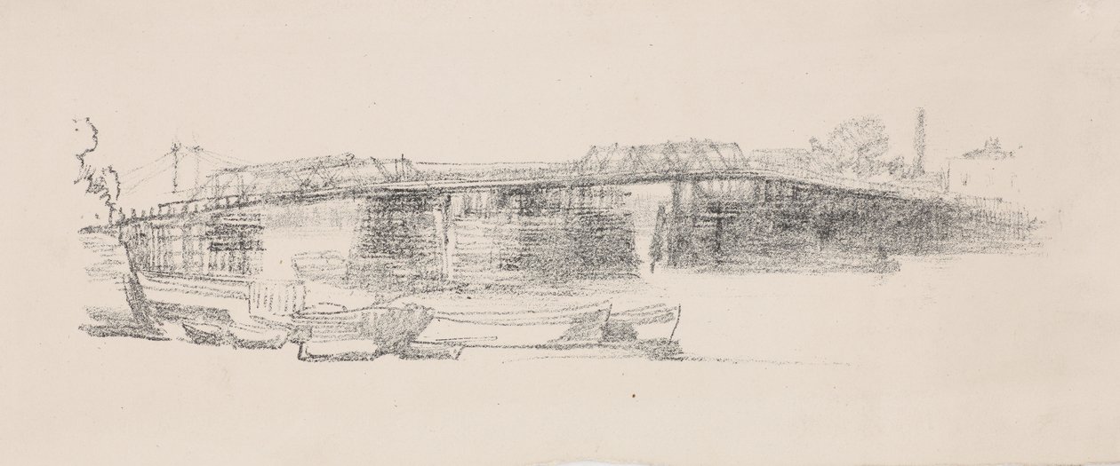 Old Battersea Bridge, nro 2 tekijältä James Abbott McNeill Whistler