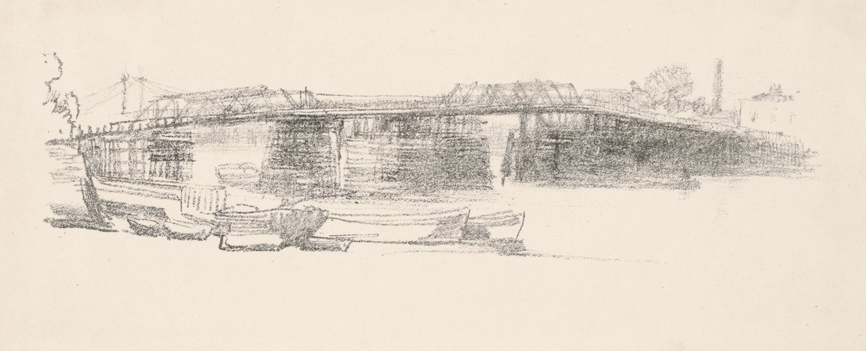 Old Battersea Bridge, nro 2 tekijältä James Abbott McNeill Whistler