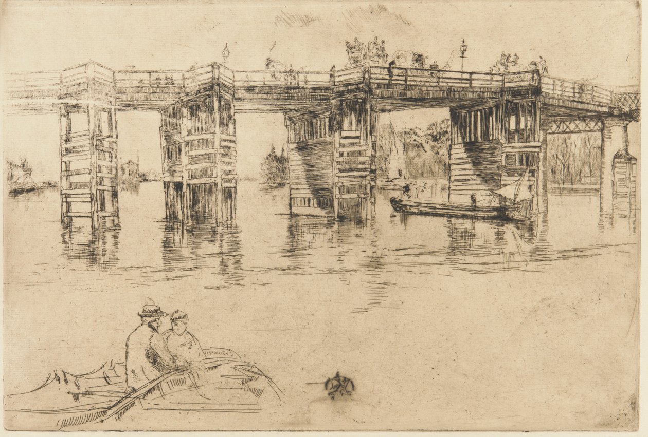 Vanha Putneyn silta tekijältä James Abbott McNeill Whistler