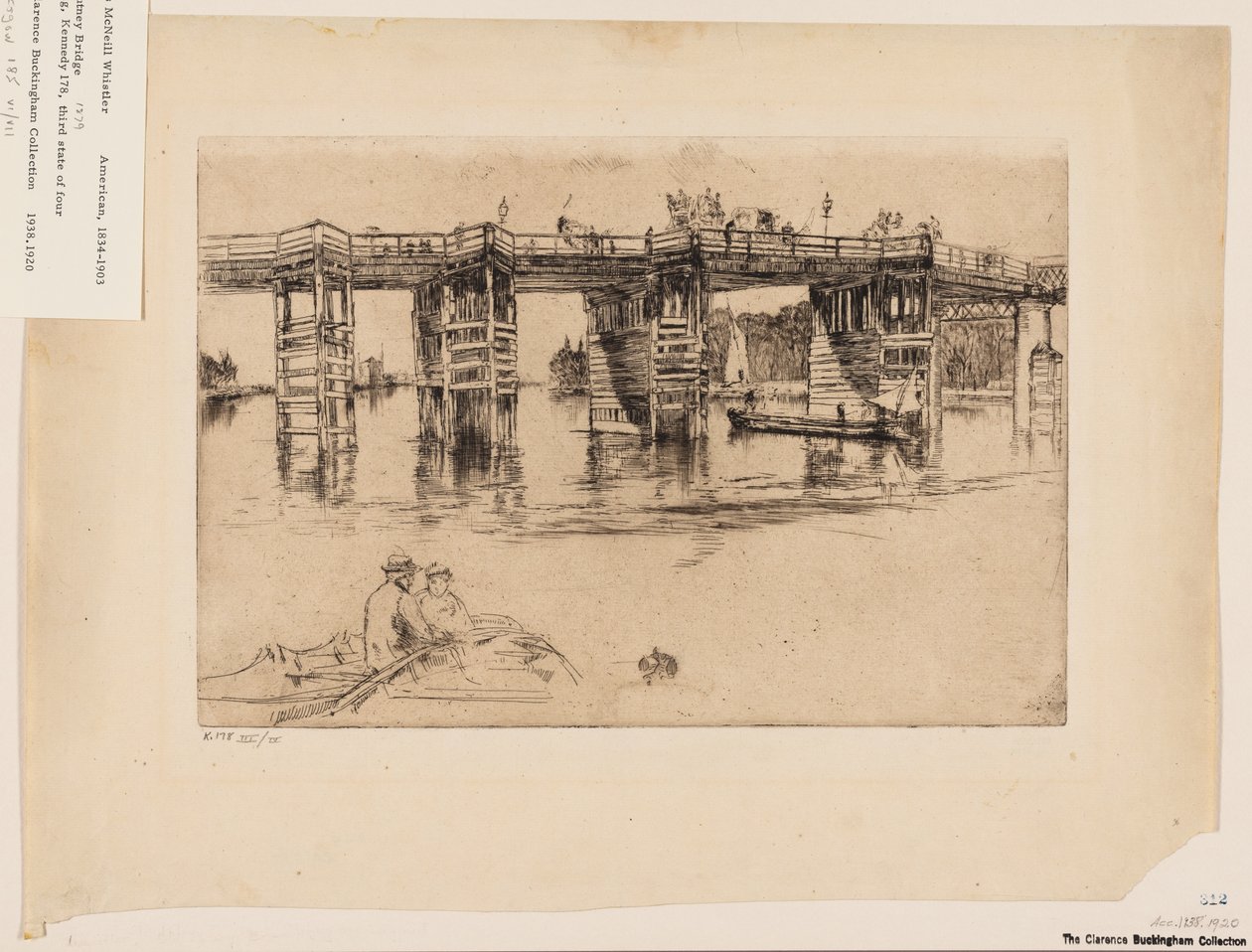 Vanha Putneyn silta tekijältä James Abbott McNeill Whistler