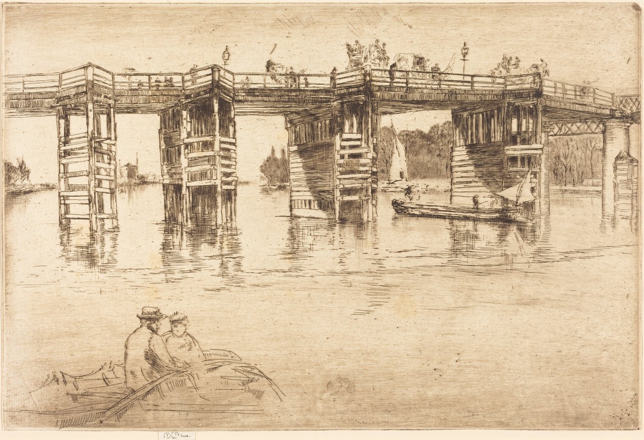 Vanha Putney-silta tekijältä James McNeill Whistler