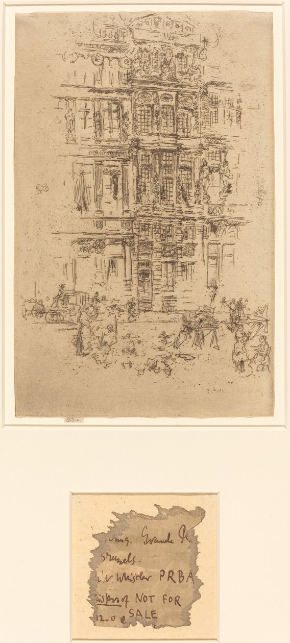Palatsit, Bryssel tekijältä James Abbott McNeill Whistler