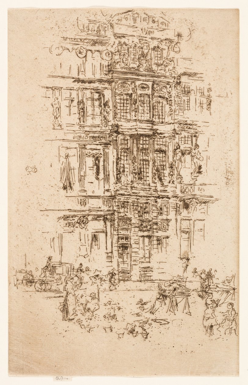 Palatsit, Bryssel tekijältä James Abbott McNeill Whistler