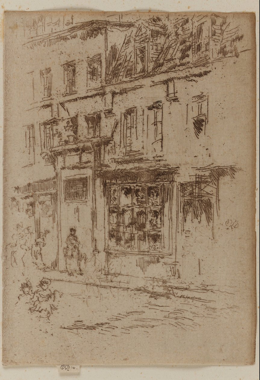 Little Butter Street, Bryssel tekijältä James Abbott McNeill Whistler
