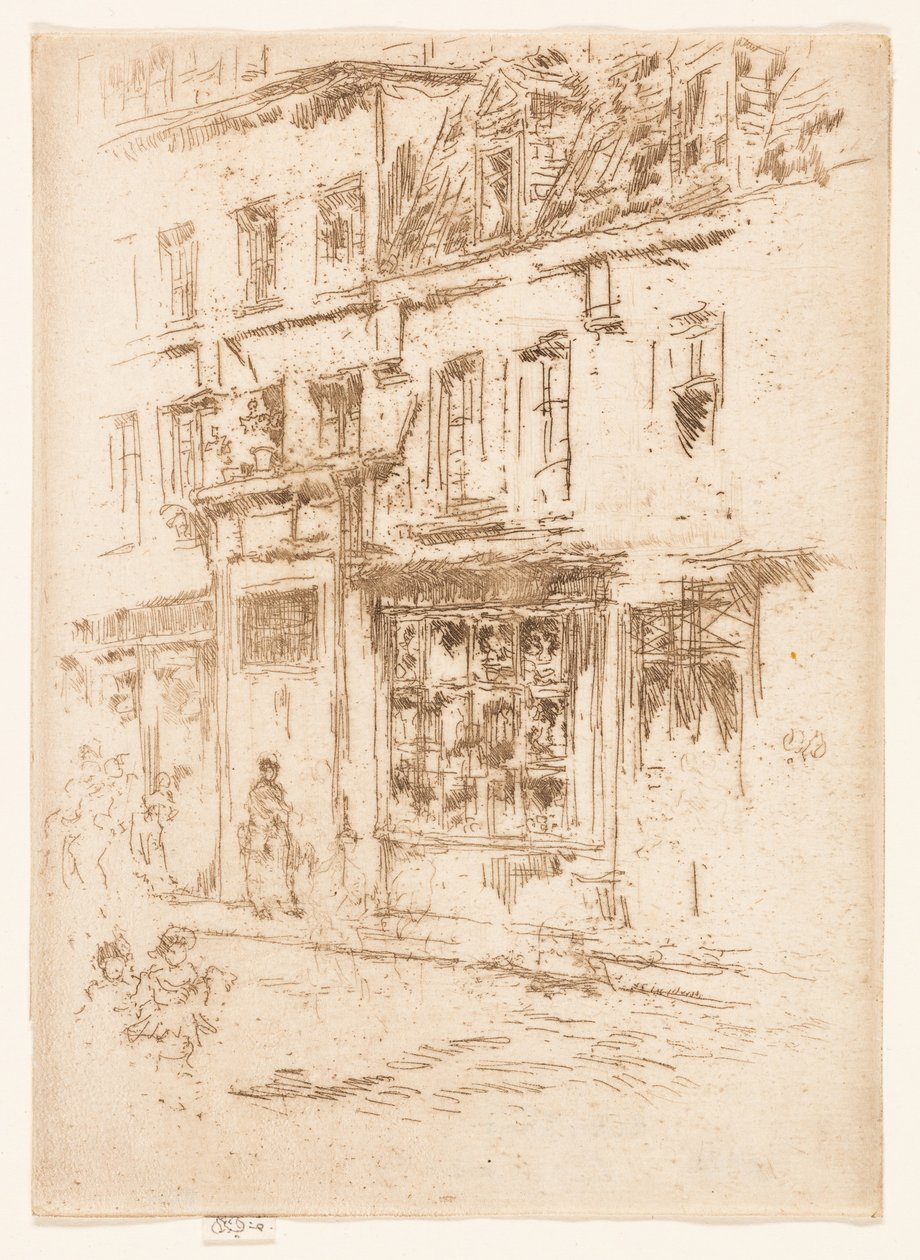 Little Butter Street, Bryssel tekijältä James Abbott McNeill Whistler
