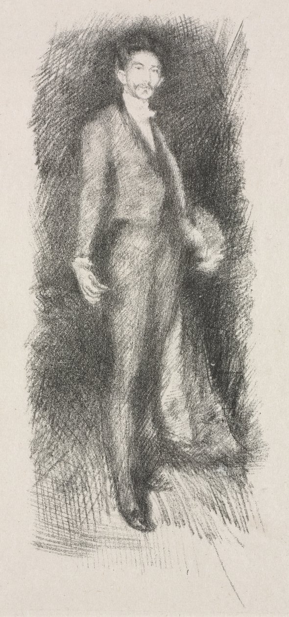Kreivi Robert de Montesquioun muotokuva tekijältä James McNeill Whistler