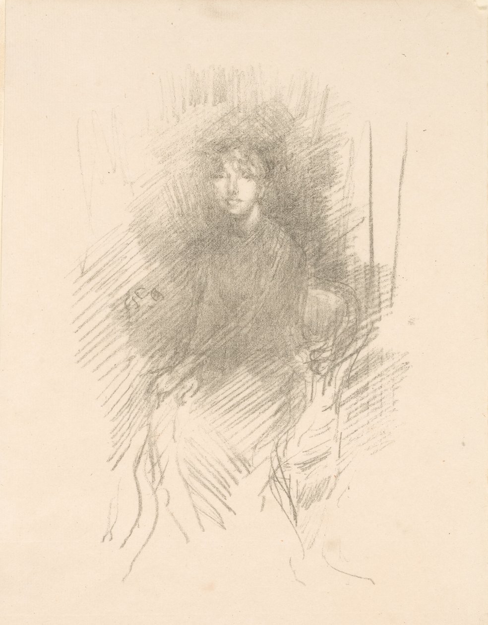 Nuoren naisen muotokuva [Miss Seton] tekijältä James McNeill Whistler