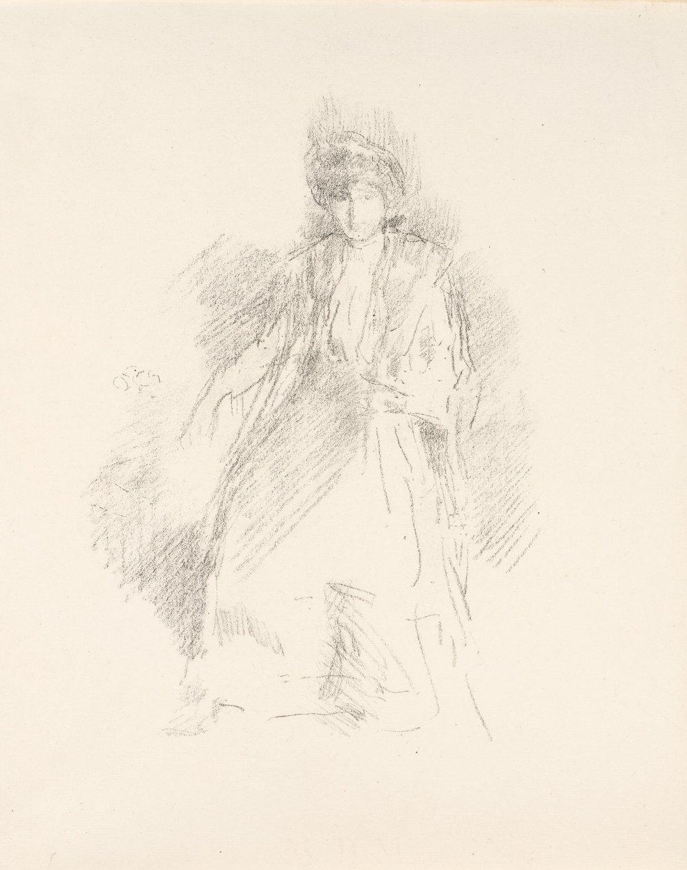 Muotokuva nuoresta naisesta, jolla on hattu [Miss Seaton] tekijältä James Abbott McNeill Whistler
