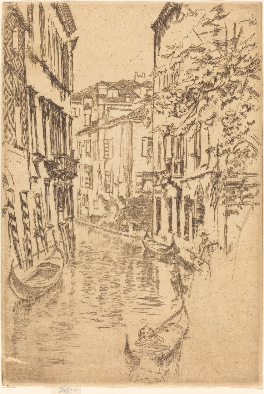 Hiljainen kanava tekijältä James Abbott McNeill Whistler