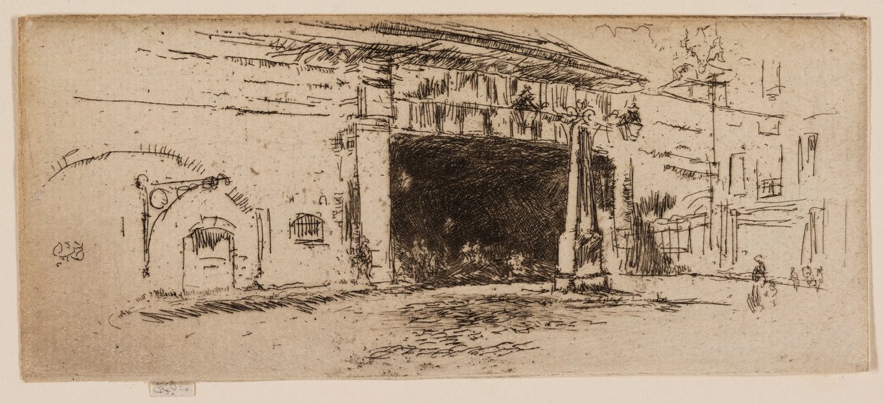 Railway Arch, American Square tekijältä James Abbott McNeill Whistler