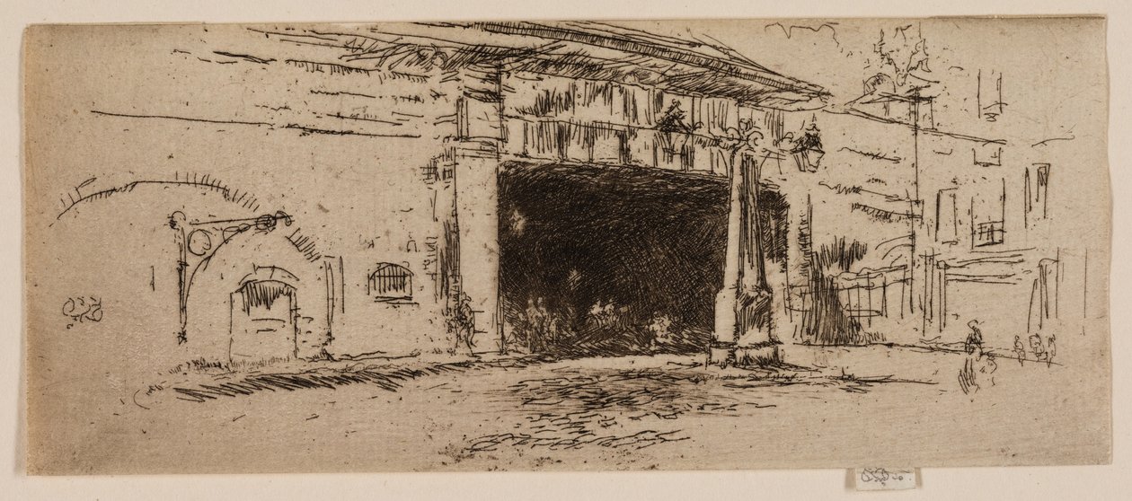Railway Arch, American Square tekijältä James Abbott McNeill Whistler