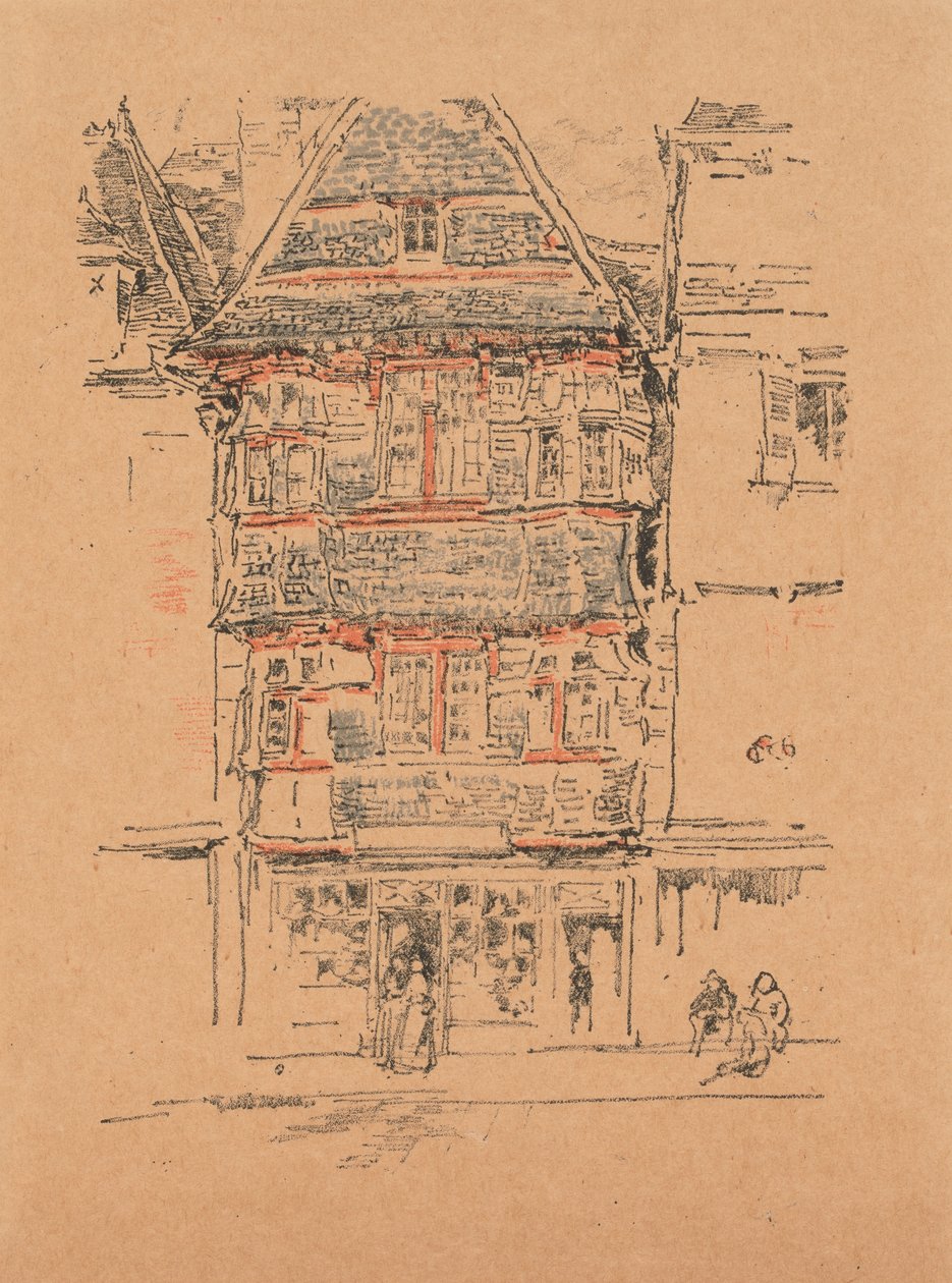 Punainen talo, Paimpol tekijältä James Abbott McNeill Whistler