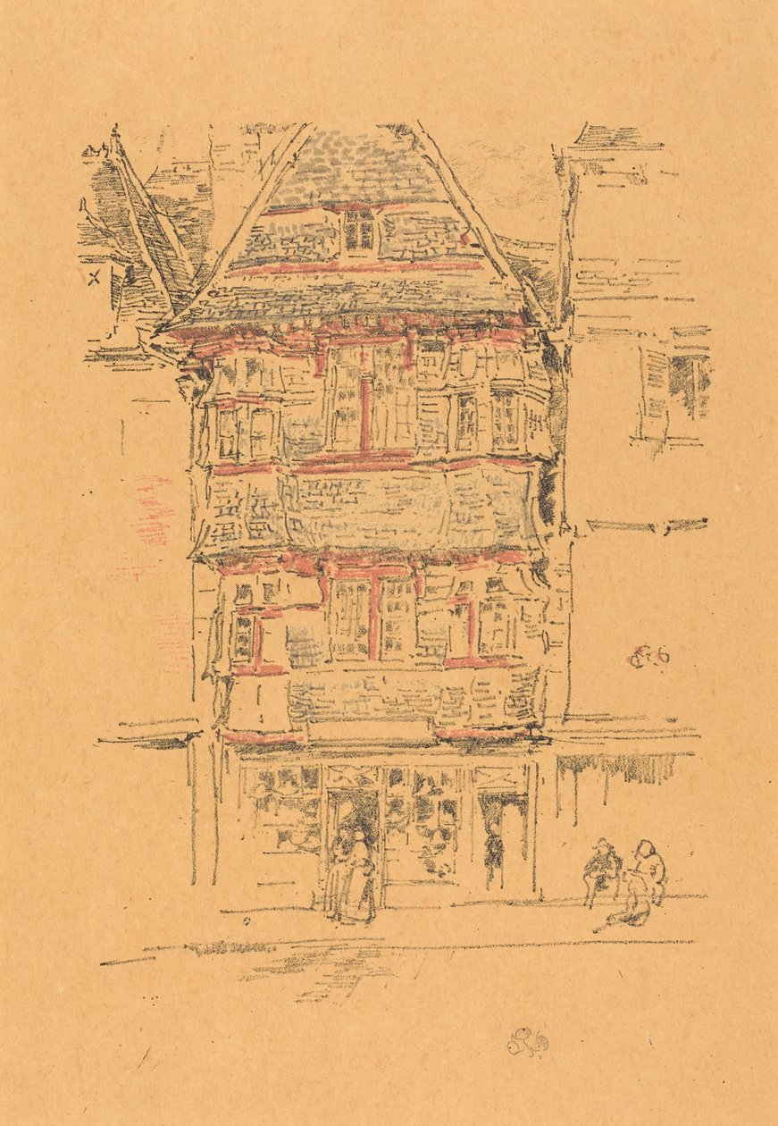 Punainen talo, Paimpol tekijältä James McNeill Whistler
