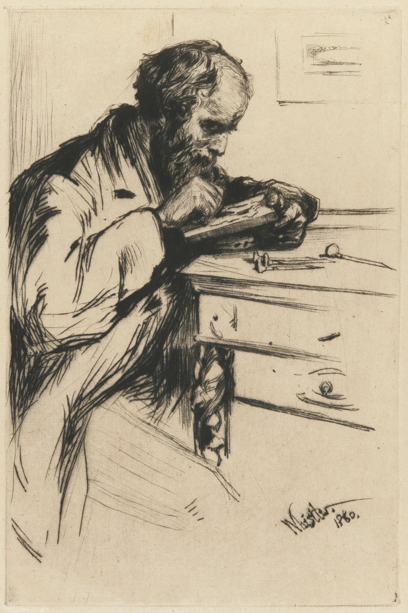 Riault (puukaivertaja) tekijältä James Abbott McNeill Whistler