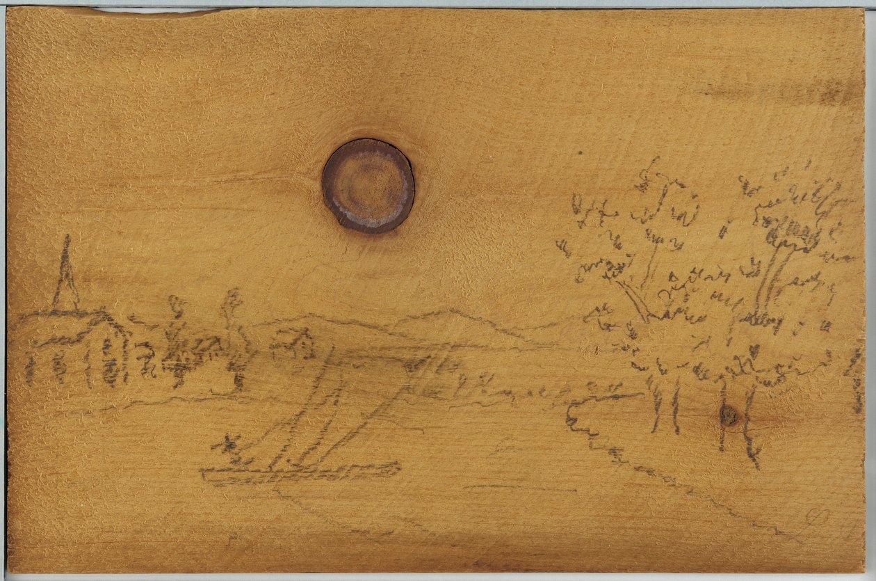 Joen maisema tekijältä James Abbott McNeill Whistler