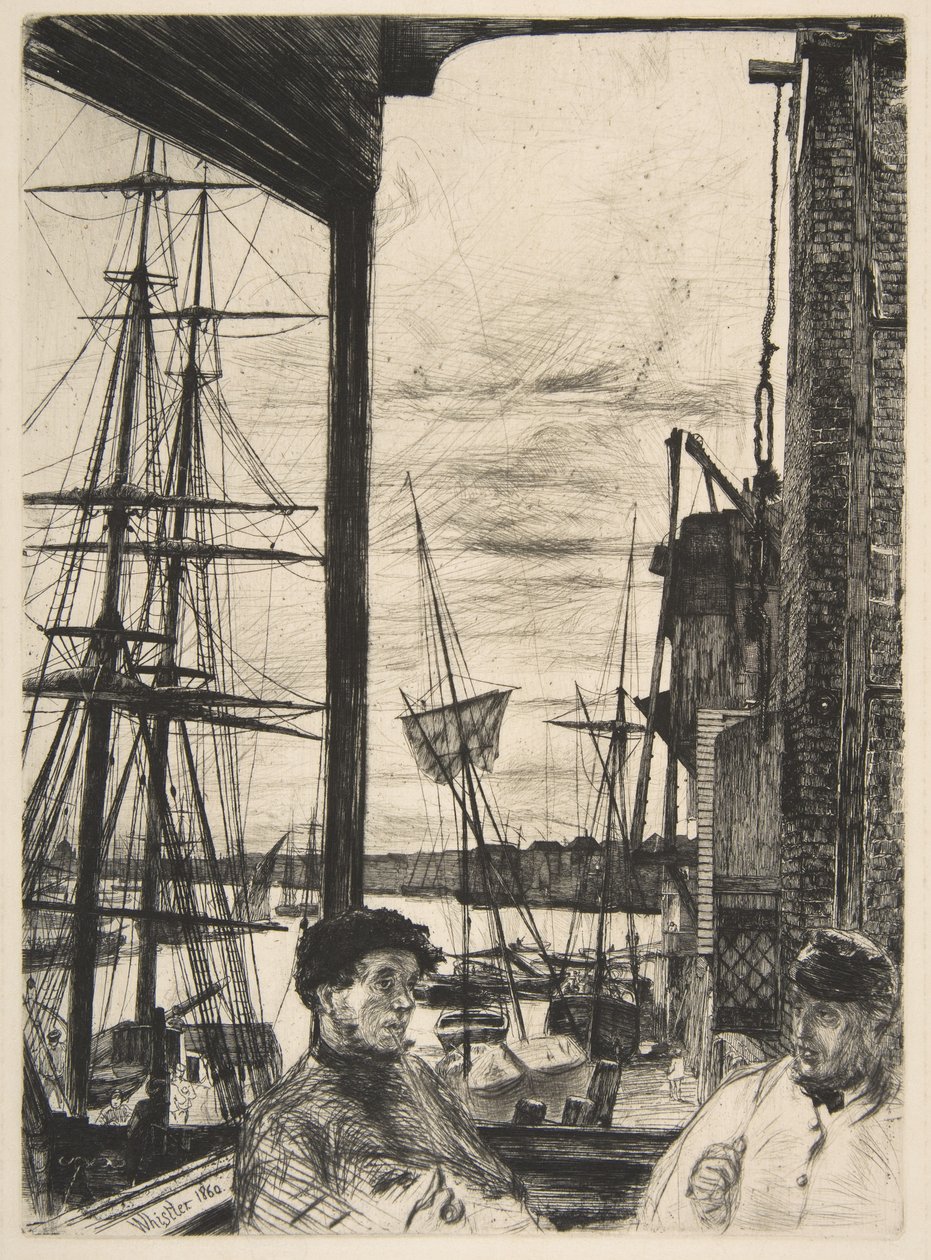 Rotherhithe (Wapping) tekijältä James McNeill Whistler