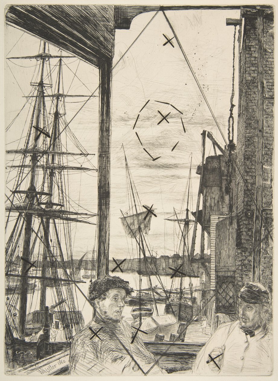 Rotherhithe (Wapping) tekijältä James McNeill Whistler
