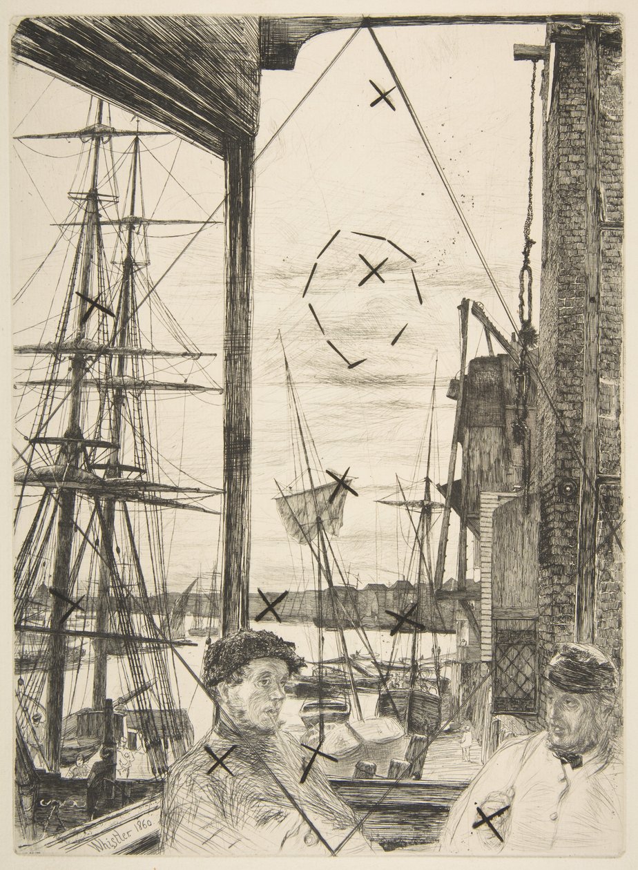 Rotherhithe (Wapping) tekijältä James McNeill Whistler