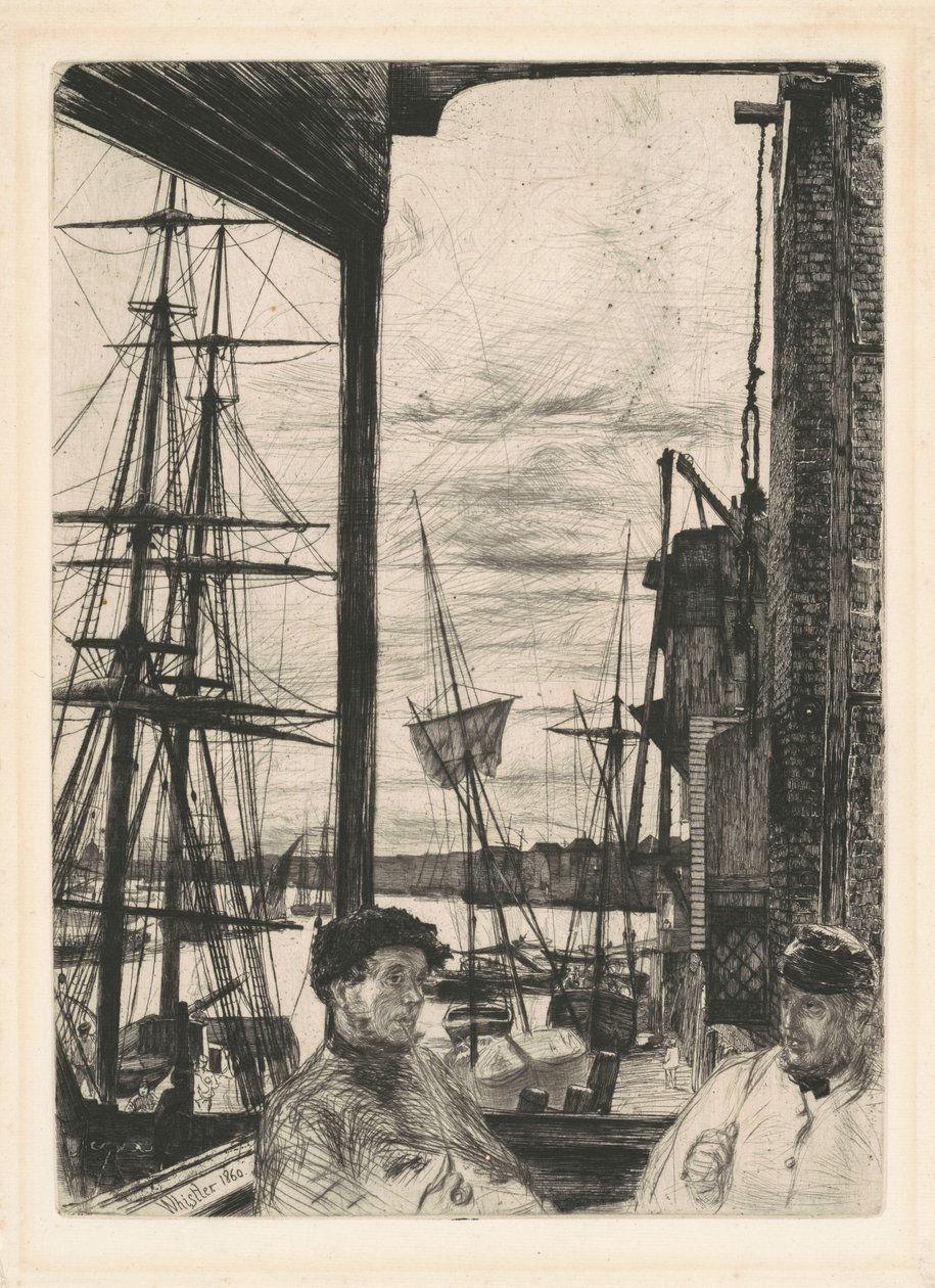 Rotherhithe tekijältä James Abbott McNeill Whistler
