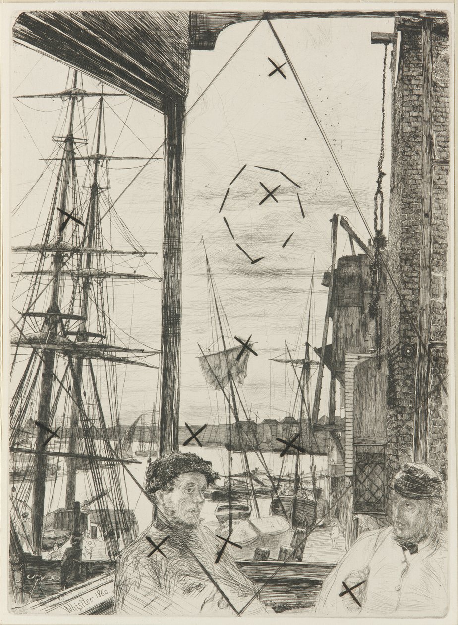 Rotherhithe tekijältä James Abbott McNeill Whistler