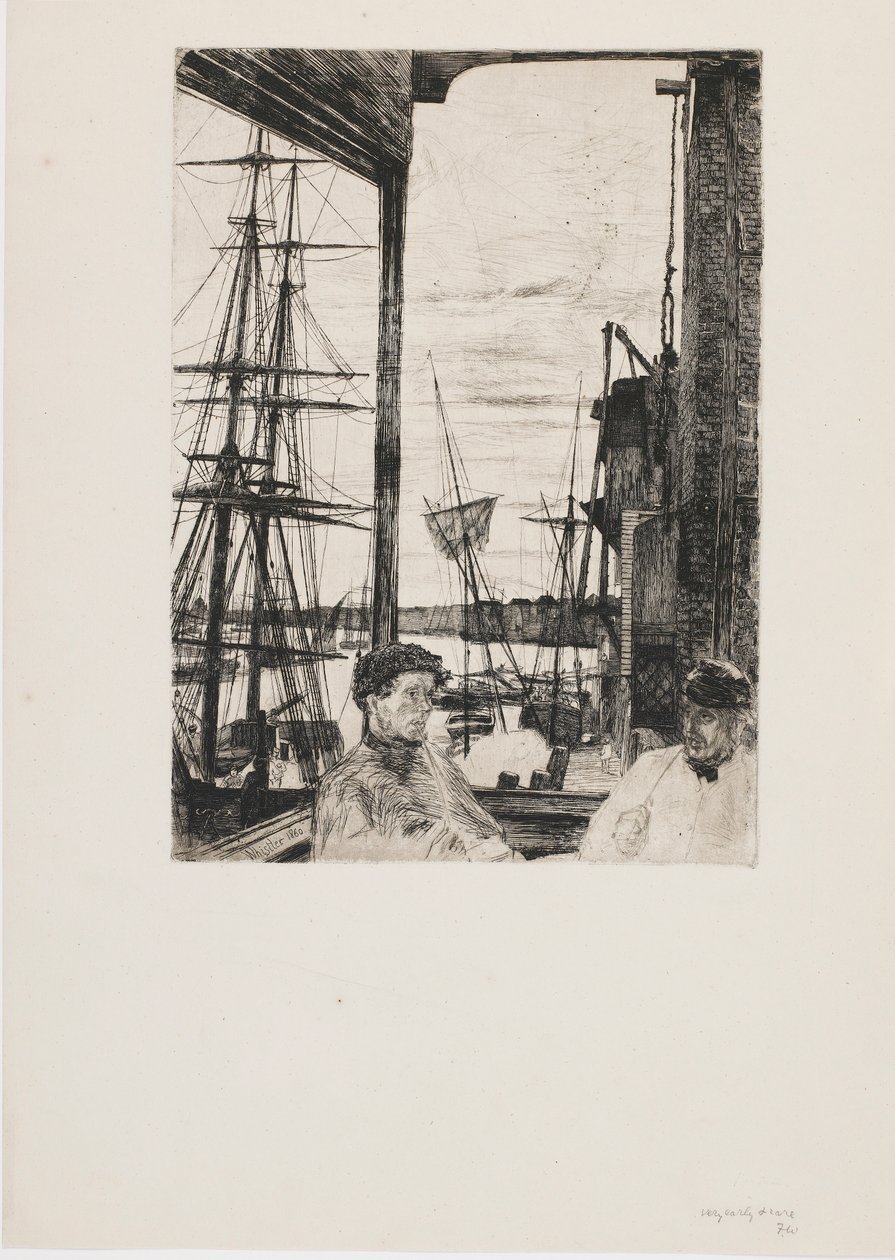 Rotherhithe tekijältä James Abbott McNeill Whistler