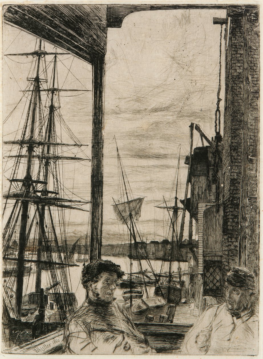 Rotherhithe tekijältä James Abbott McNeill Whistler