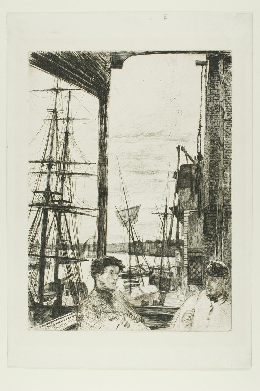 Rotherhithe tekijältä James Abbott McNeill Whistler