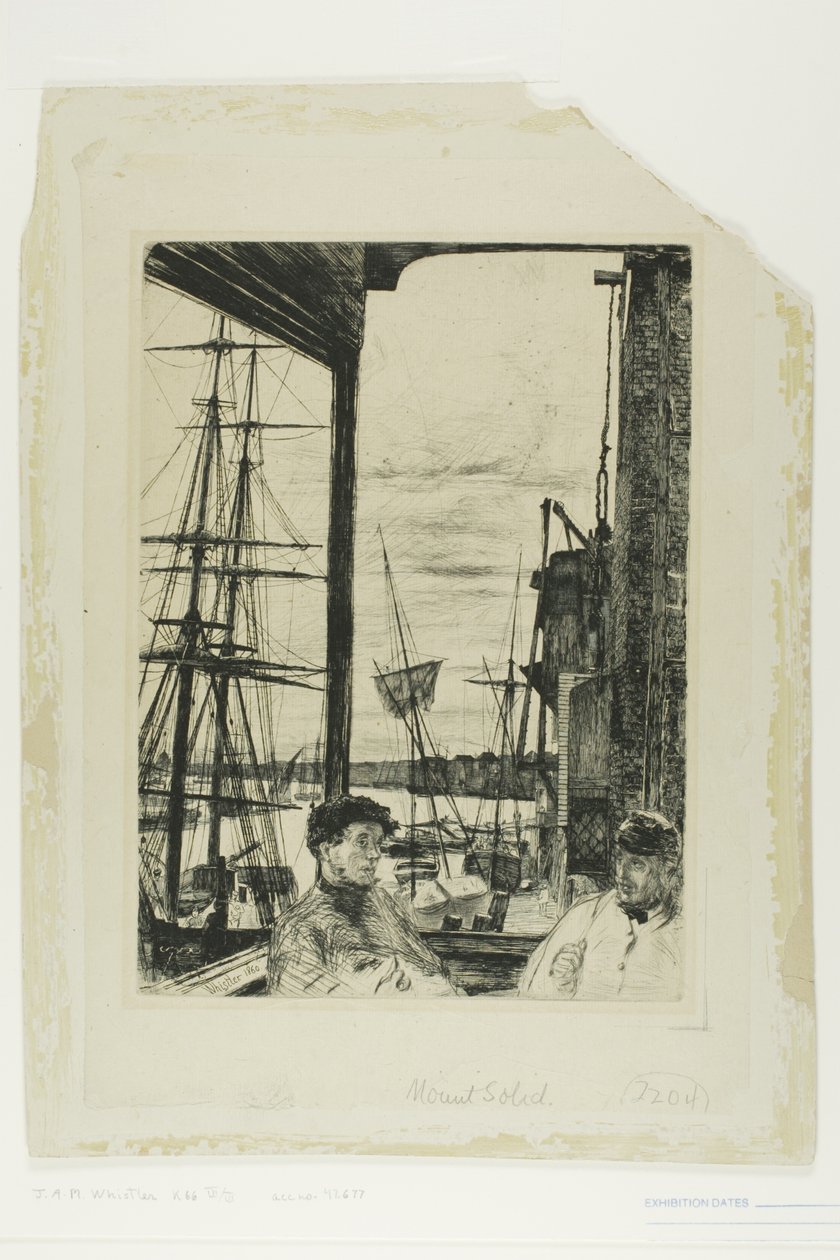 Rotherhithe tekijältä James Abbott McNeill Whistler
