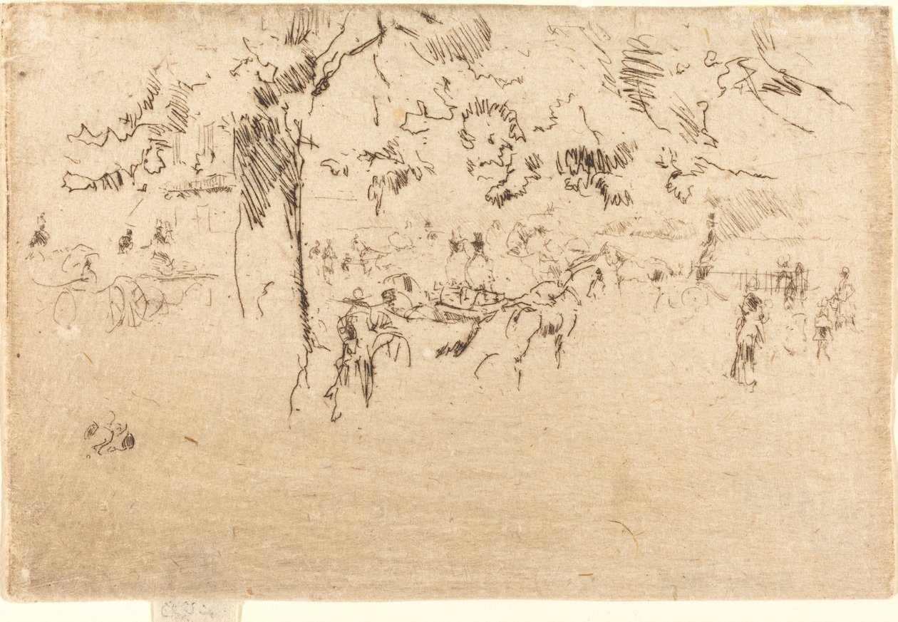 Saint Jamesin puisto tekijältä James Abbott McNeill Whistler
