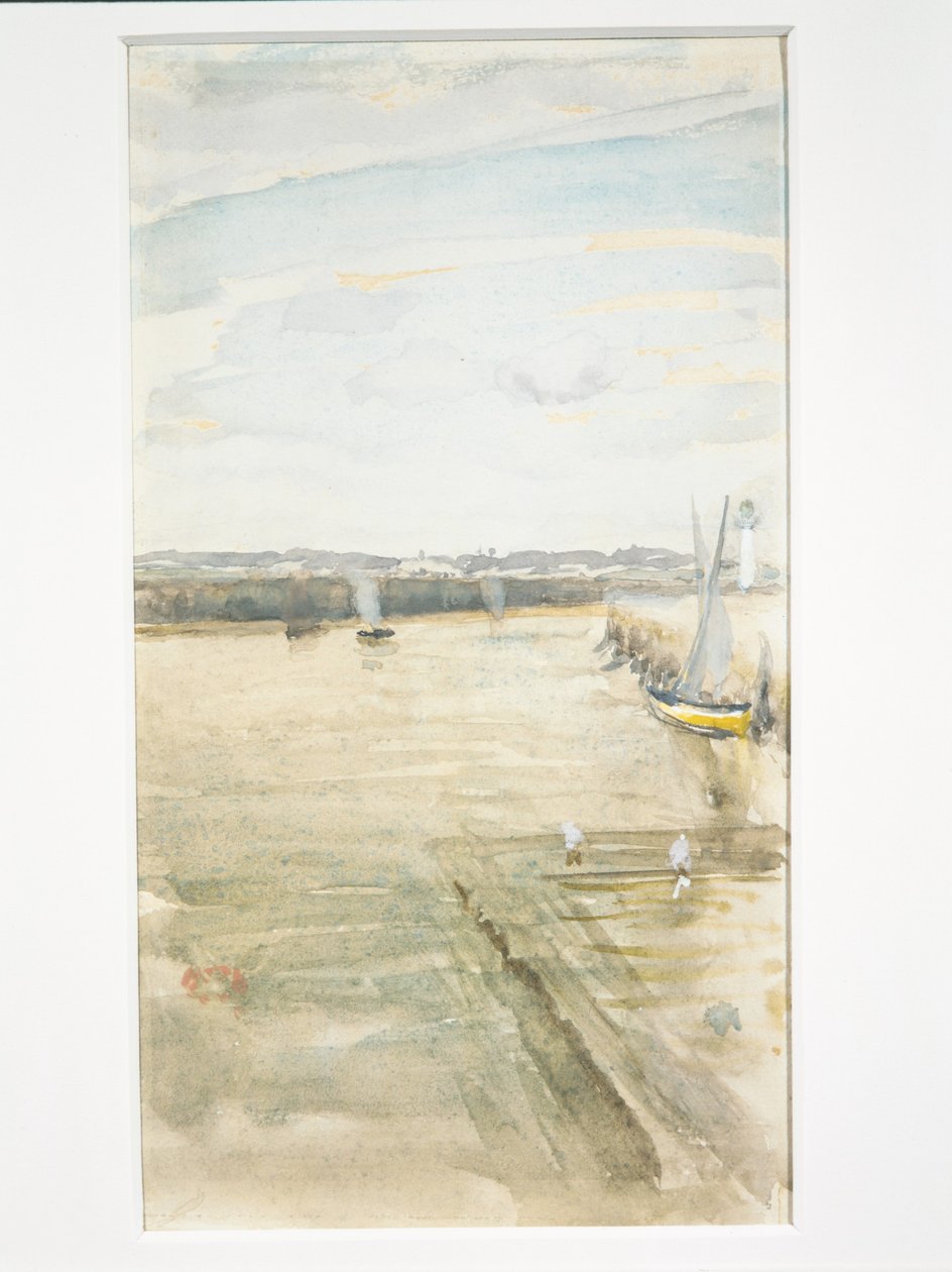 Näkymä Merseyjoen varrella tekijältä James McNeill Whistler