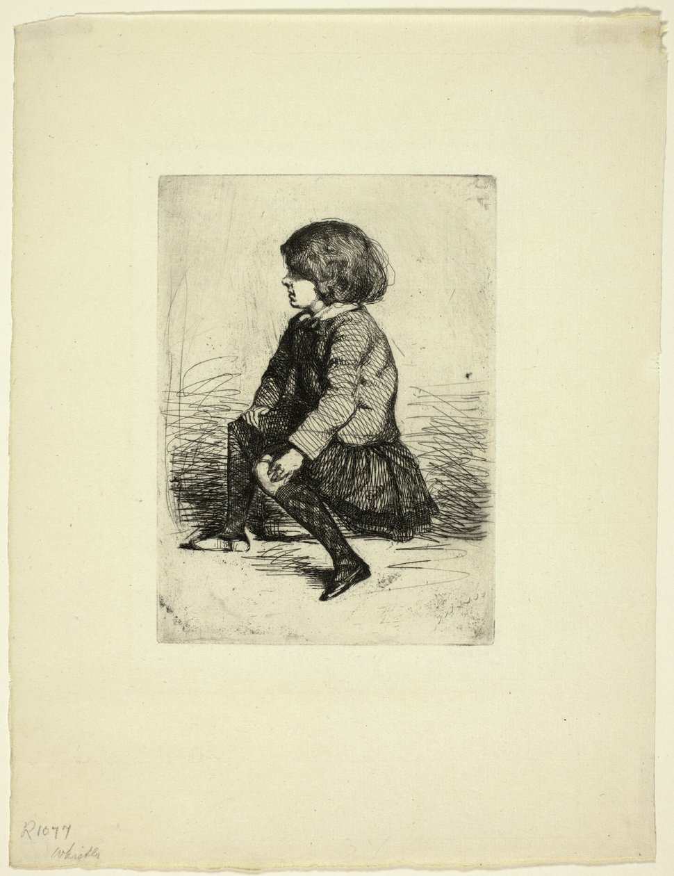 Seymour Haden, Jr, istuu tekijältä James Abbott McNeill Whistler