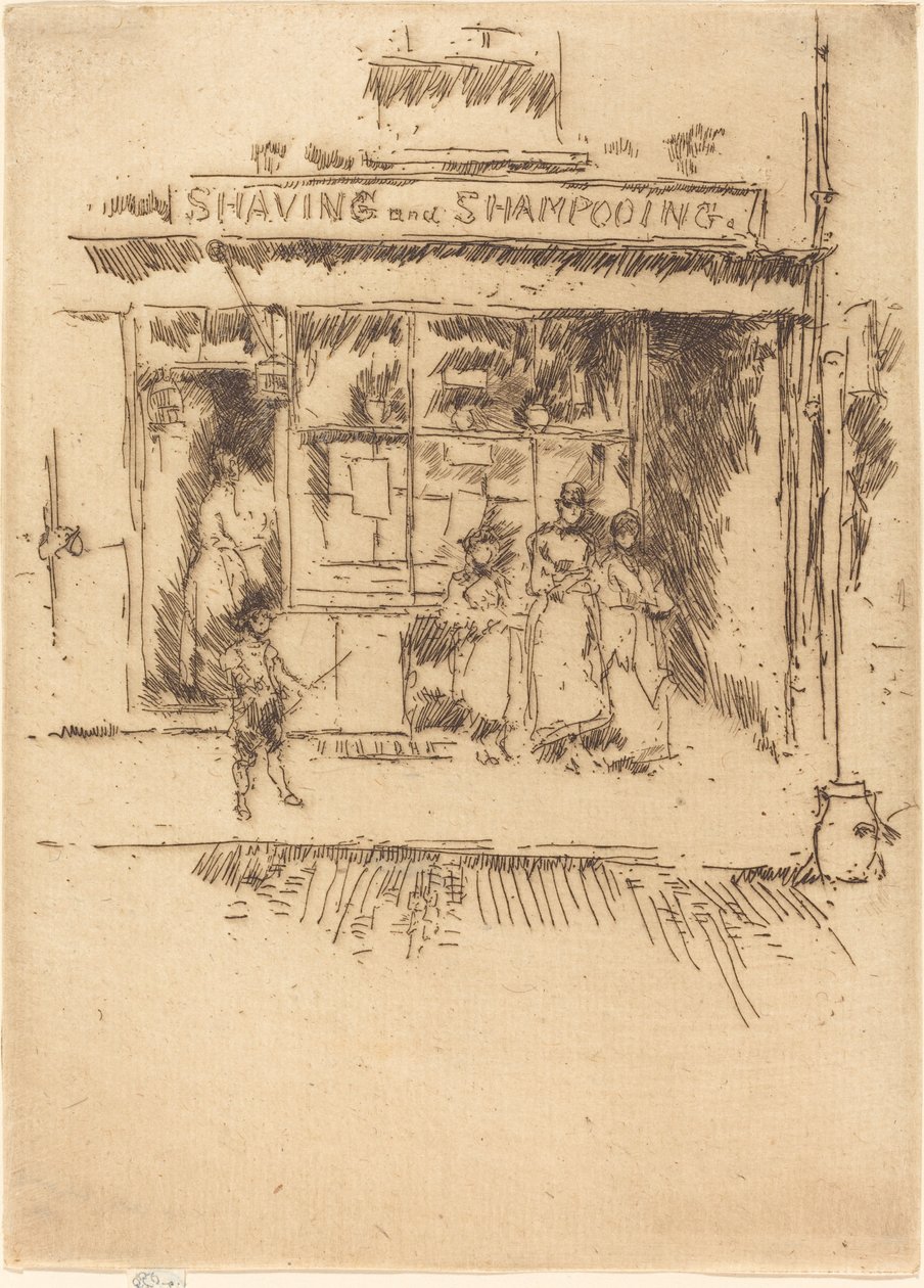 Parranajo ja shampoopesu tekijältä James Abbott McNeill Whistler