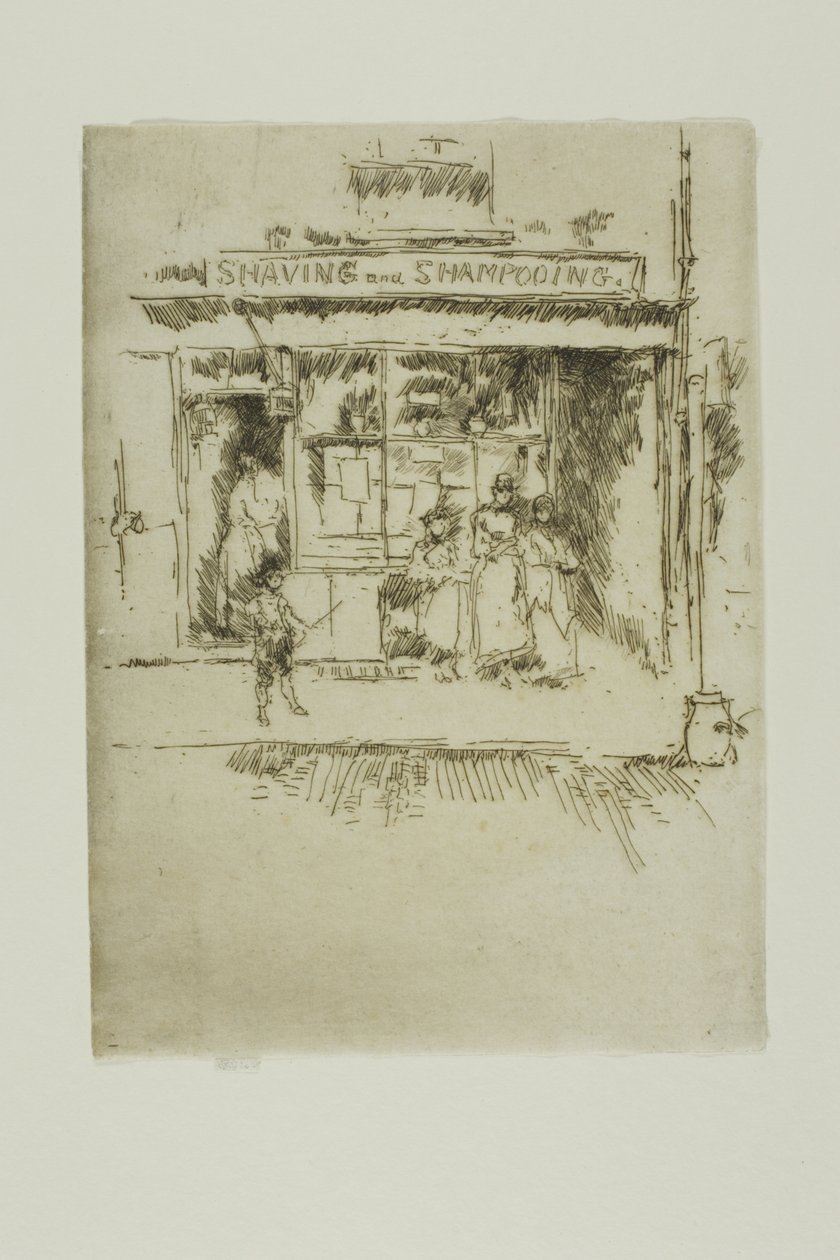 Parranajo ja shampoopesu tekijältä James Abbott McNeill Whistler