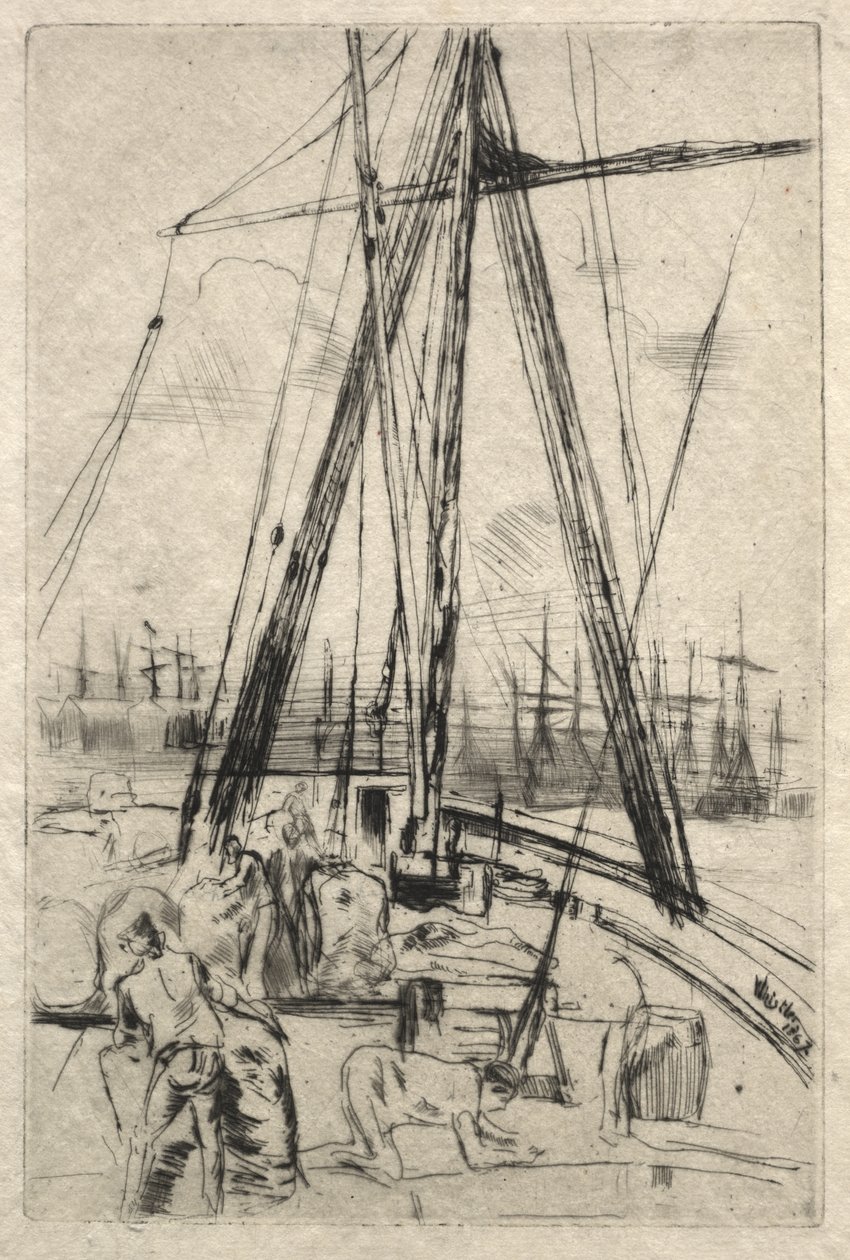 Laivaus Liverpoolissa tekijältä James McNeill Whistler