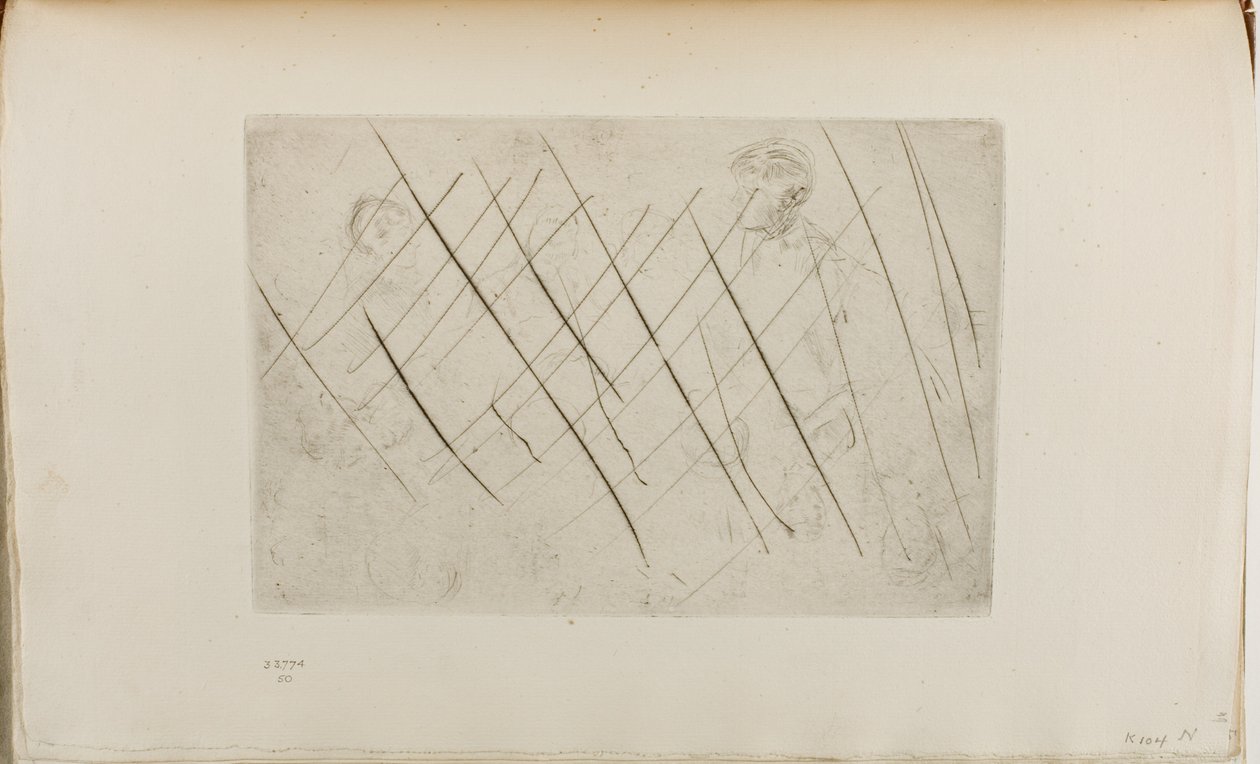 Luonnos päistä tekijältä James Abbott McNeill Whistler